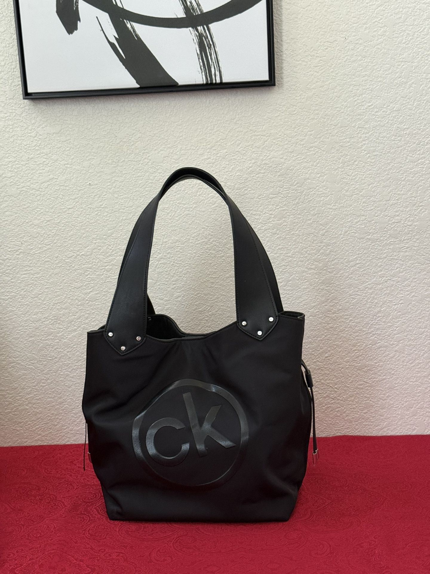 Black Large Tote Bag