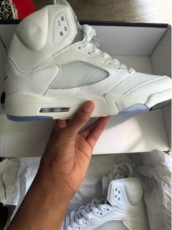 Nike Air Jordan 5 Retro OG White Metallic
