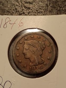 1846 large cent