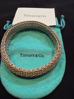 Vintage silver Tiffany & Co. Mesh Bracelet and Ring
