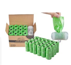 Green Dog Poop Bags
