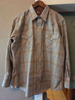Vintage Open Range wool shirt