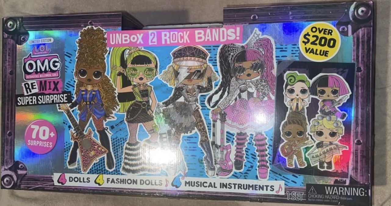 Brand New LOL Omg Remix Doll Suitcase 