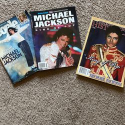 Three. Collectible, Michael Jackson Magazines.