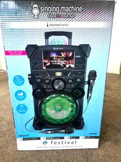 Singing Machine Festival Bluetooth Portable HD Karaoke System
