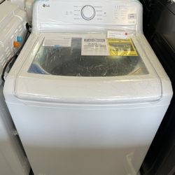 Lg 4.3 Cu Top Load Washer In White