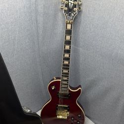 Epiphone Alex Lifeson Les Paul Custom Axcess Electric Guitar w/ Case - Ruby