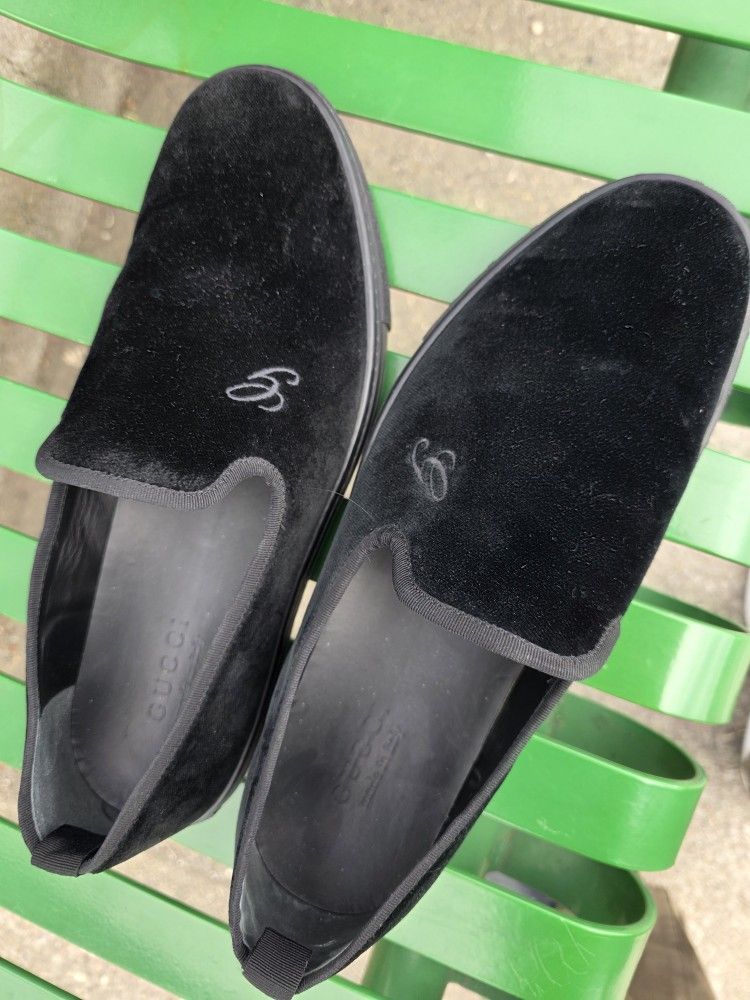 Gucci
Gucci Black Velvet Slip On Sneakers