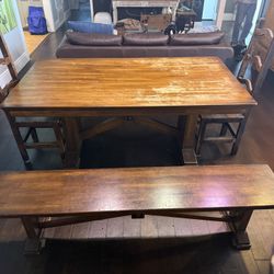 World Market Solid Wood Dining Table