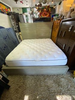 King Bed Frame and Mattress