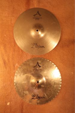 Zildjian 14” A Custom Mastersound Hi-Hats (Pair) - Excellent Condition