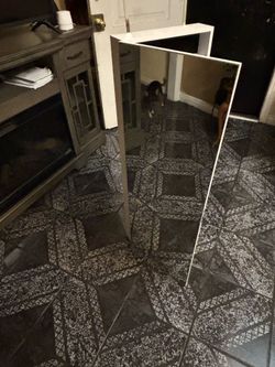 Mirror with jewelry organizer
