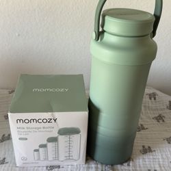 Momcozy Portable Cooler and Baby Bottles