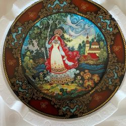 Beautiful Russian Collectible Plates. Set Of 8. Russian Seasons Series. $180.00 For Set. Will Not Separate.