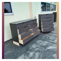 8 and 5 drawers dresser / Five and eight drawers dresser