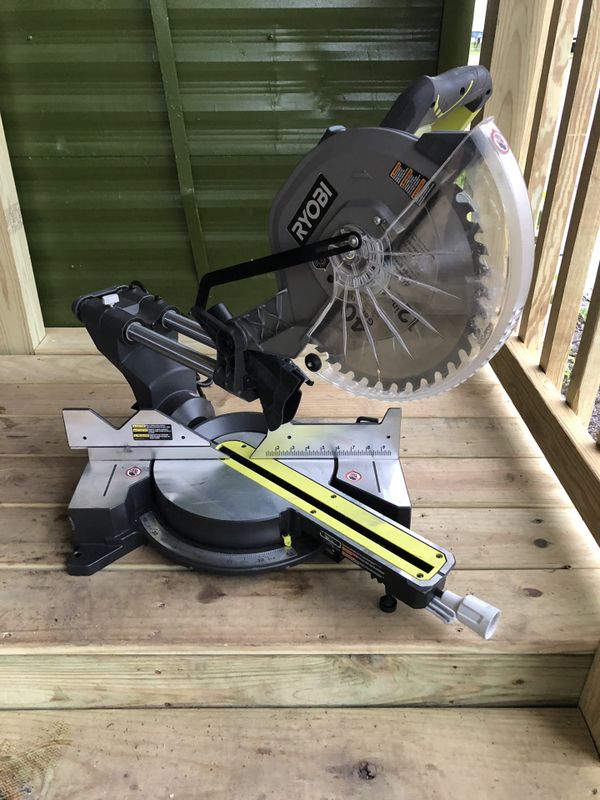 Ryobi 12 in sliding miter saw for Sale in Houston, TX OfferUp