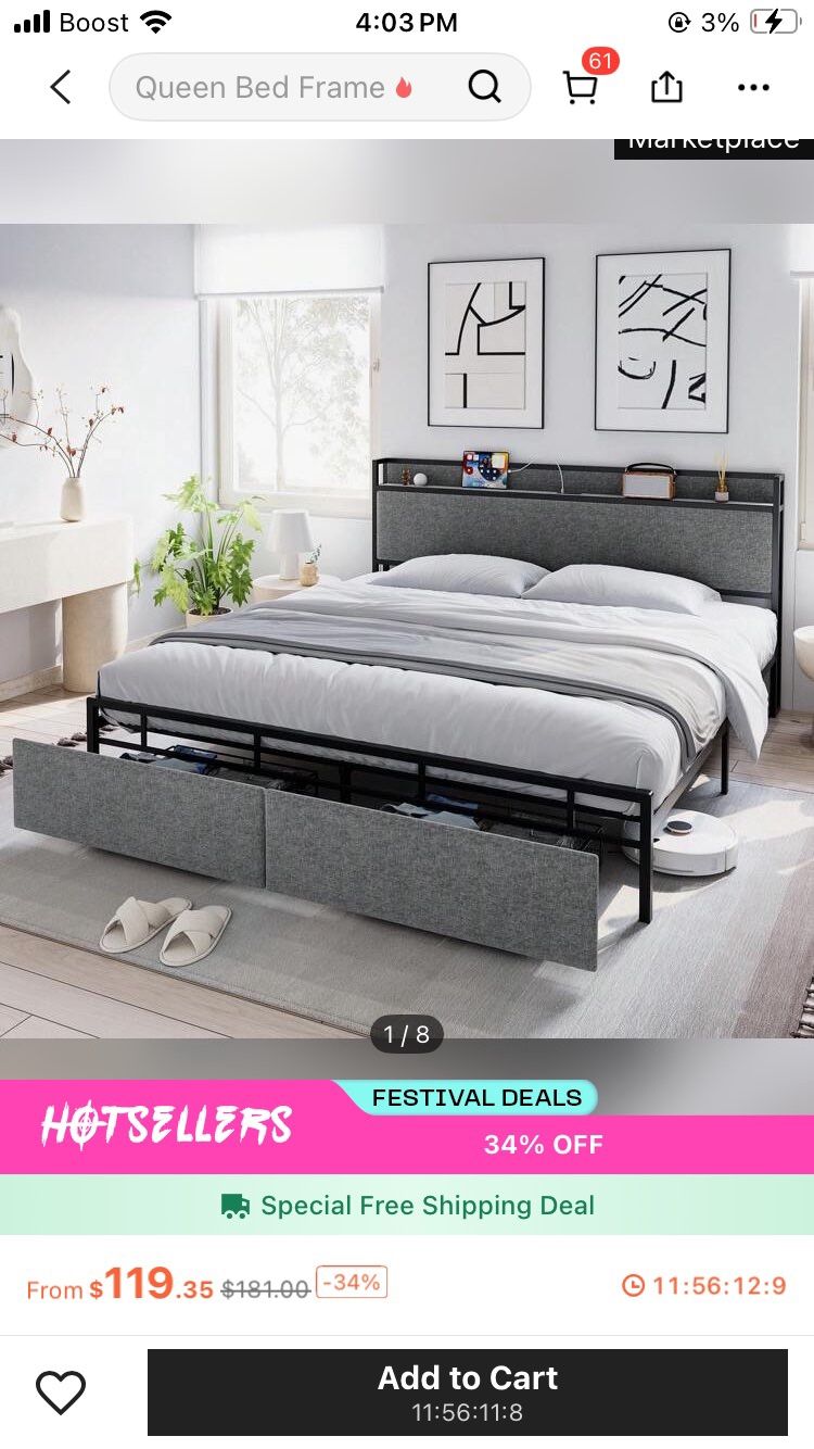 bed frame for sale 