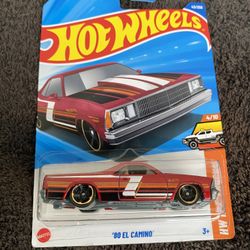 Hot Wheels 80 El Camino Red