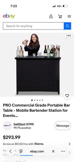 Portable Bar Table