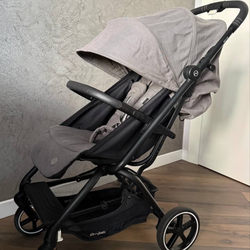 Cybex Eezy S 2 in premium Soho Grey - barely used, like new!

- Lightweight aluminum frame (under 25lbs)
- Reversible seat (parent/baby facing)
- One-