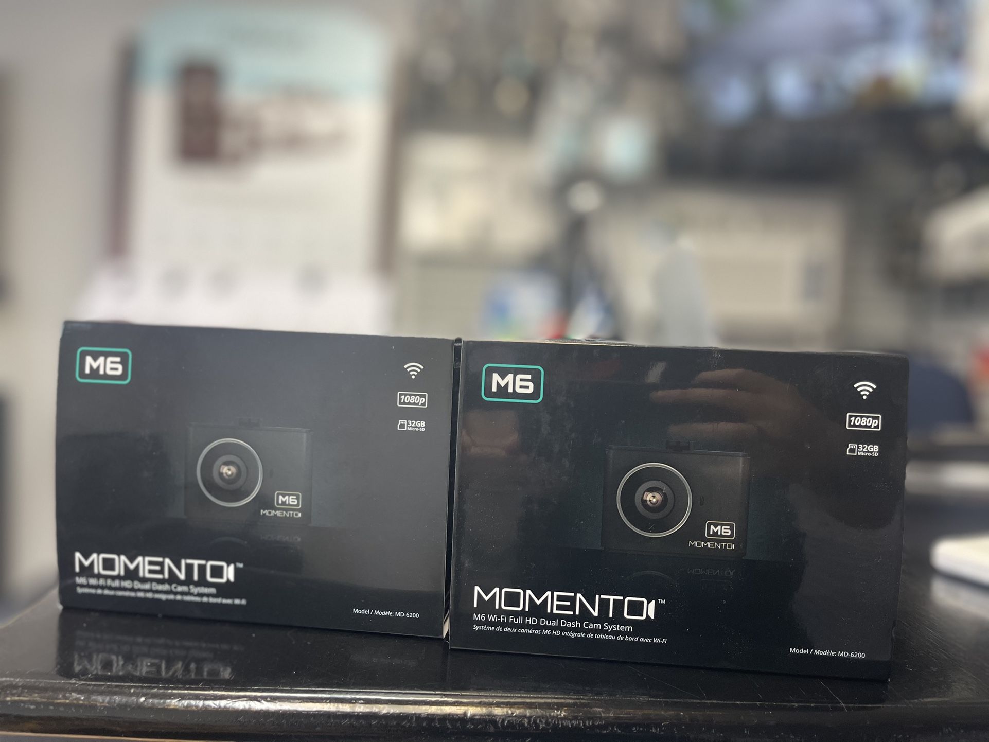 Momento Md-6200 M6 Wi-Fi HD Dual Dash Camera