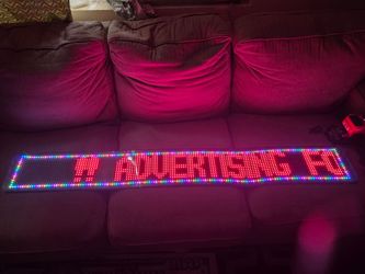 Large Programmable LED Sign, P10 Resolution Indoor Windows LED Signs, Bluetooth APP, for Business Bars Gaming Rooms Restaurants Festivals Cars (58"x 8