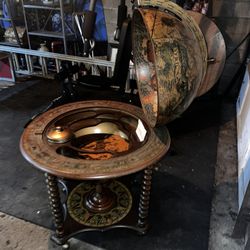 Mid Century Globe Bar