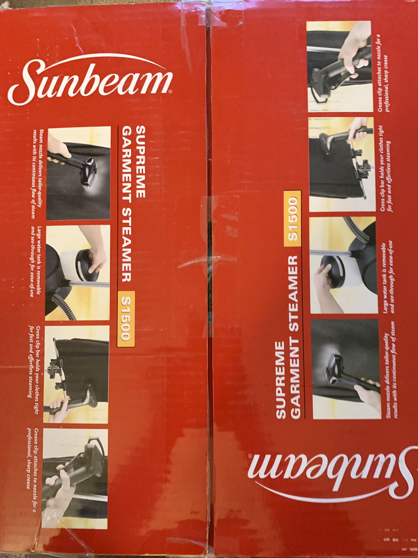 Sunbeam Supreme Garment Steamer S1500. Excellent Condition. Hardly Used.