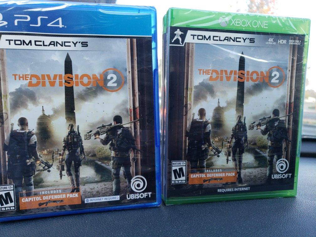 The divison 2 xbox and ps4