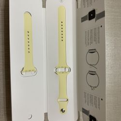 Apple Watch 44mm Mellow Yellow Sport Band w/ Original Box