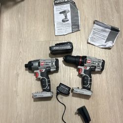 Porter Cable 20v Drill And Impact