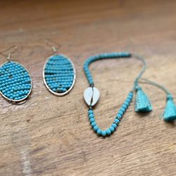 Earrings and Bracelet Set