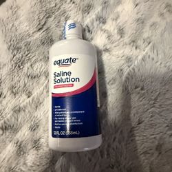 2-Equate Saline Solution for Sensitive Eyes, 12 fl oz
