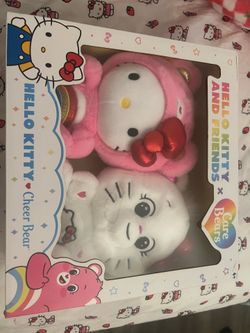 Hello kitty x Care Bears plushies