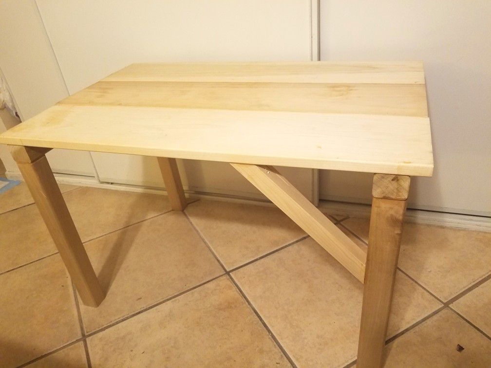 Unfinished Wood Coffee / Accent Table