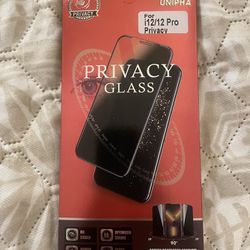 2 screen protectors for iPhone 12, $5  each