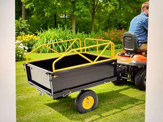 Brand new 12 cu.Ft tow behind 500lbs utility trailer