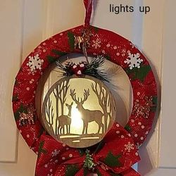 Christmas wreath Lights up 