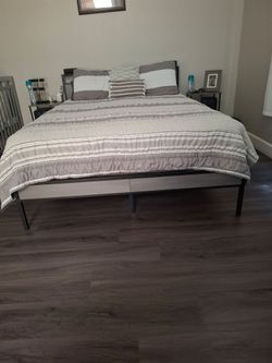 Queen bed frame only