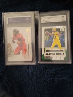 2 Cards Travis Kelce And Justin Herbert Both Rc Gem Mint 10