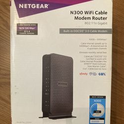 MODEM ROUTER - N300 Cable 