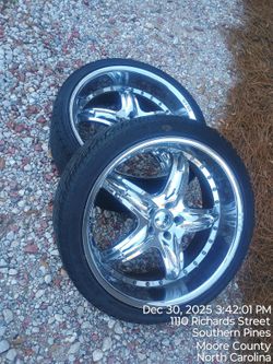 22" BIGG Rims And Tires