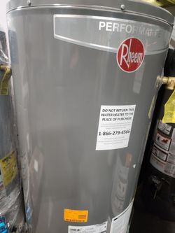 New water heater