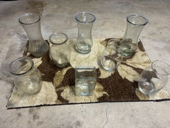 Variety glass vases