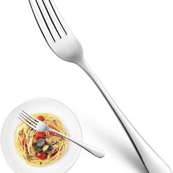 Dinner Forks,Set of 16 Top Food Grade Stainless Steel Silverware Forks,Table Forks,Flatware Forks,8 Inches,Mirror Finish & Dishwasher Safe,Use for Hom