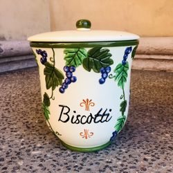 Beautiful Italian Large Jar!