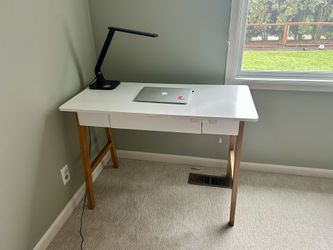 Nathan James 51101 Telos Home Office Computer Desk with Drawer, 42"