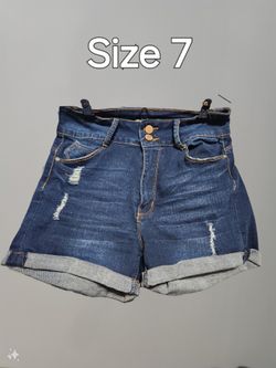Women's Blue Jean Shorts