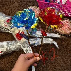 Holographic Paper Roses