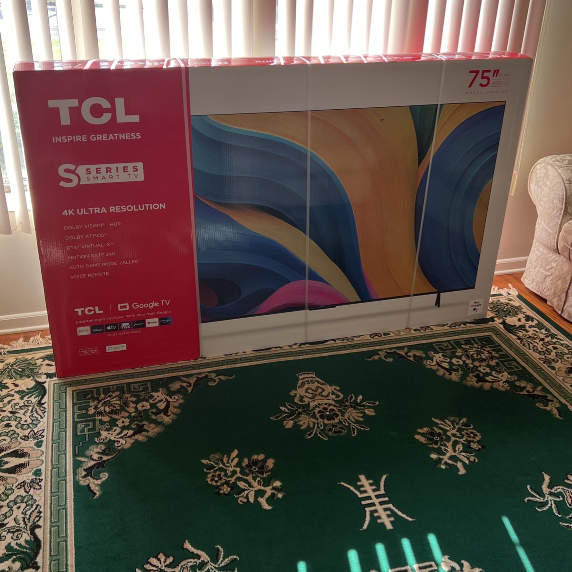 New TV - 75S450G - TCL